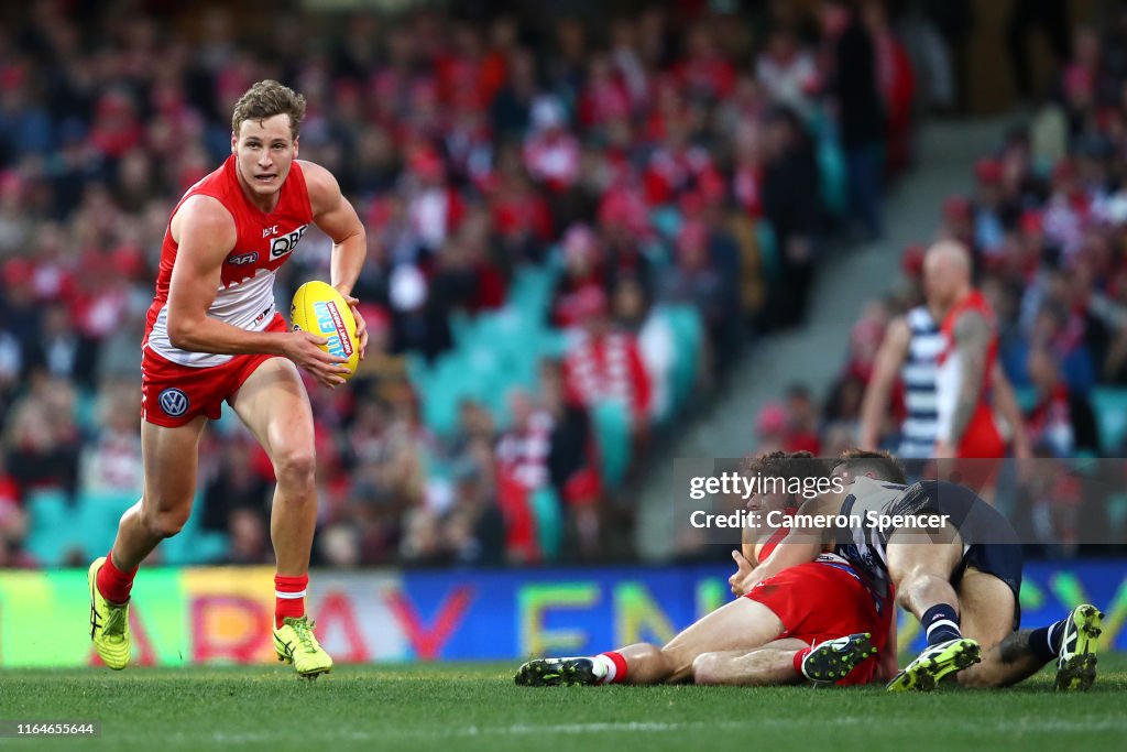 AFL Rd 19 - Sydney v Geelong