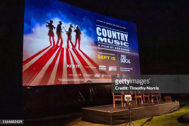 General view during a Special Sneak Peek of Ken Burns' PBS documentary series "Country Music" at Autry Museum of the American West on July 27, 2019...