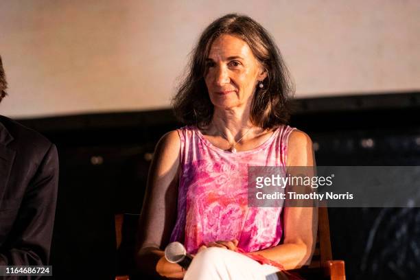 Julie Dunfey speaks during Special Sneak Peek of Ken Burns' PBS documentary series "Country Music" at Autry Museum of the American West on July 27,...
