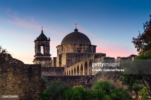 san jose mission of san antonio, texas - mission church stock pictures, royalty-free photos & images