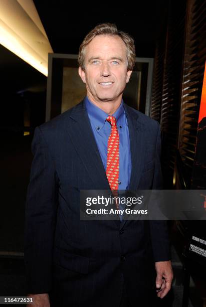 Environmental Law Attorney Robert Kennedy Jr. Attends "The Last Mountain" Los Angeles Premiere at the Landmark Theater on June 15, 2011 in Los...