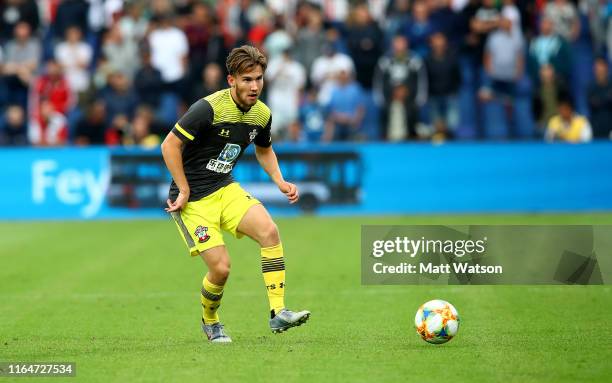 Jake Vokins of Southampton during the pre season friendly match between Feyenoord and Southampton FC at De Kuip on July 28, 2019 in Rotterdam,...