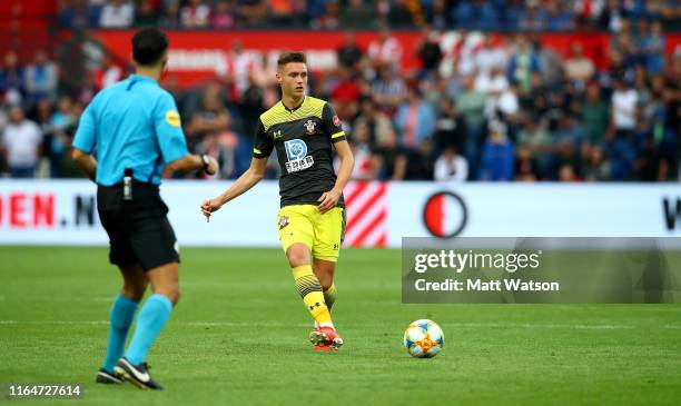 Will Smallbone of Southampton during the pre season friendly match between Feyenoord and Southampton FC at De Kuip on July 28, 2019 in Rotterdam,...