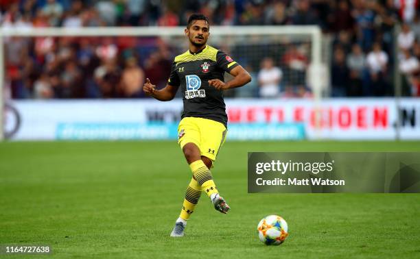 Sofiane Boufal of Southampton during the pre season friendly match between Feyenoord and Southampton FC at De Kuip on July 28, 2019 in Rotterdam,...