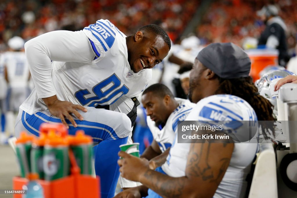 Detroit Lions v Cleveland Browns