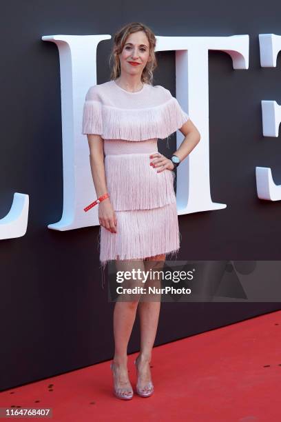 Marta Aledo attends the Netflix 'Elite' season 2 premiere at Callao Cinema in Madrid, Spain on Aug 29, 2019