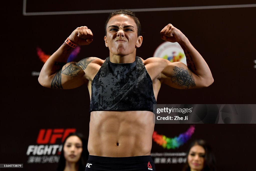UFC Fight Night Andrade v Zhang: Weigh-Ins