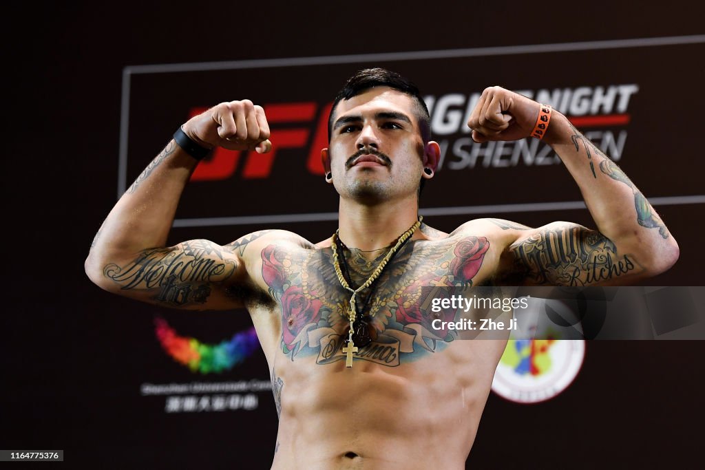 UFC Fight Night Andrade v Zhang: Weigh-Ins