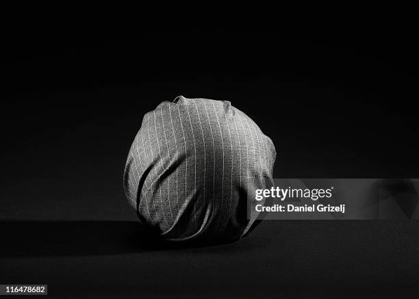 wrapped - paper ball stock-fotos und bilder