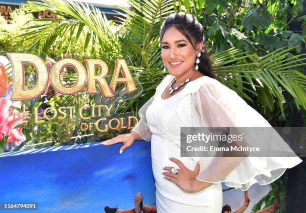 Orianka Kilcher attends the LA Premiere of Paramount Pictures' "Dora And The Lost City Of Gold" at Regal Cinemas L.A. Live on July 28, 2019 in Los...