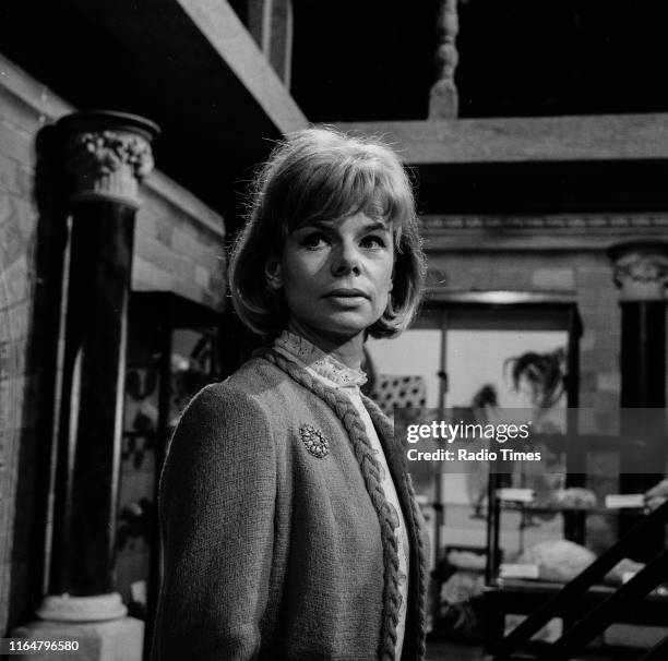 Actress Jill Bennett in the BBC television play 'The Sponge Room', July 9th 1963.