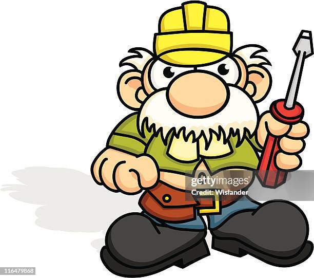 worker troll - character builder stock illustrations