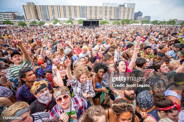 Fans attend day 2 of the MoPop Festival 2019 at West Riverfront Park on July 28, 2019 in Detroit, Michigan.