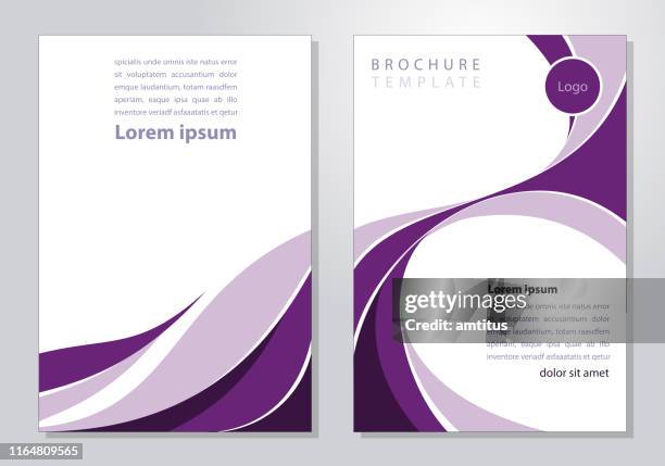 stockillustraties, clipart, cartoons en iconen met brochure sjabloon - index card