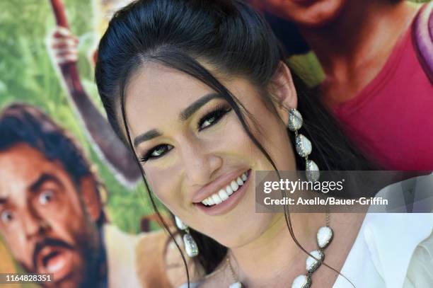 Orianka Kilcher attends the LA Premiere of Paramount Pictures' "Dora and the Lost City of Gold" at Regal Cinemas L.A. Live on July 28, 2019 in Los...
