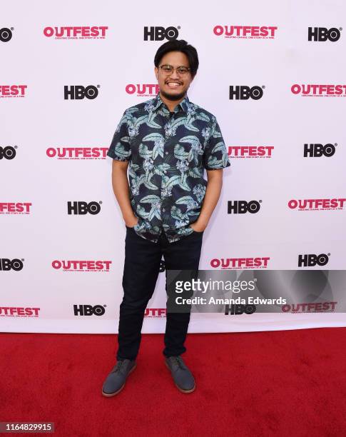 Director of photography Jon Keng arrives at the 2019 Outfest Los Angeles LGBTQ Film Festival Closing Night Gala Premiere of "Before You Know It" at...