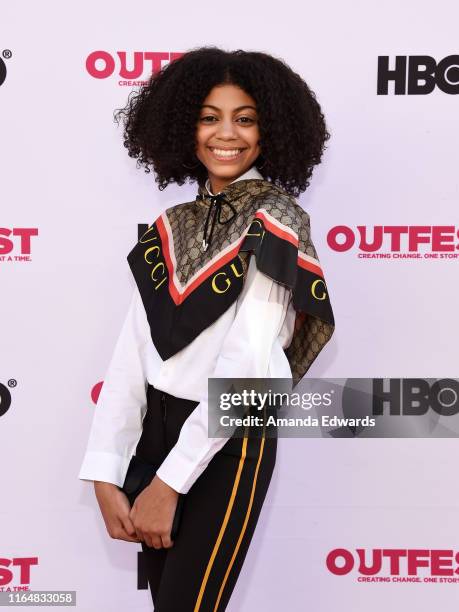 Actress Arica Himmel arrives at the 2019 Outfest Los Angeles LGBTQ Film Festival Closing Night Gala Premiere of "Before You Know It" at The Theatre...