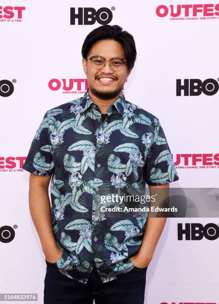 Director of photography Jon Keng arrives at the 2019 Outfest Los Angeles LGBTQ Film Festival Closing Night Gala Premiere of "Before You Know It" at...