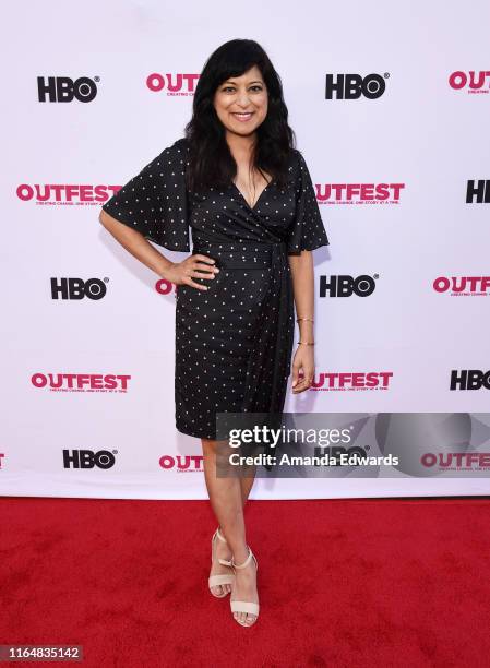 Actress Sonal Shah arrives at the 2019 Outfest Los Angeles LGBTQ Film Festival Closing Night Gala Premiere of "Before You Know It" at The Theatre at...