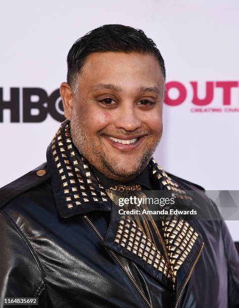 Actor Venk Modur arrives at the 2019 Outfest Los Angeles LGBTQ Film Festival Closing Night Gala Premiere of "Before You Know It" at The Theatre at...