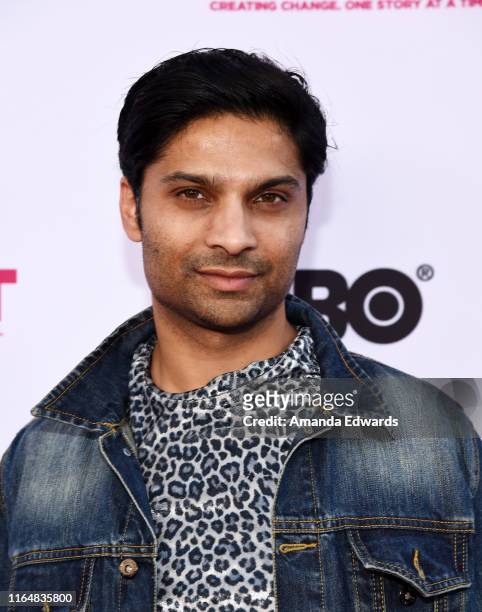 Actor Rupak Ginn arrives at the 2019 Outfest Los Angeles LGBTQ Film Festival Closing Night Gala Premiere of "Before You Know It" at The Theatre at...