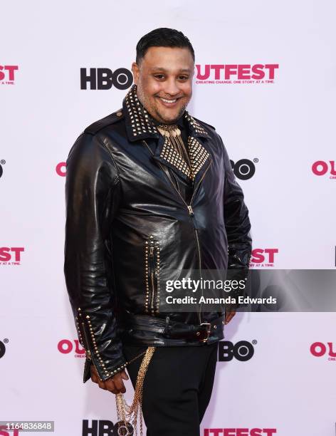 Actor Venk Modur arrives at the 2019 Outfest Los Angeles LGBTQ Film Festival Closing Night Gala Premiere of "Before You Know It" at The Theatre at...