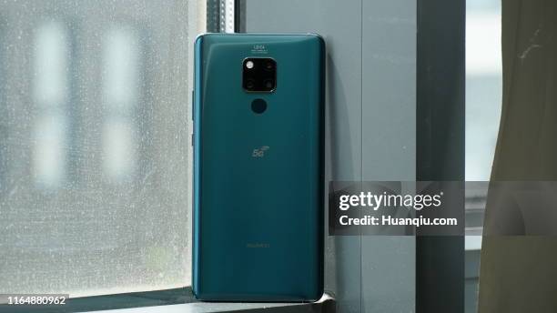 Huawei 5G smartphone Mate 20X is seen on July 24, 2019 in Beijing, China. Huawei launched its first 5G smartphone Mate 20X in Shenzhen on Friday.