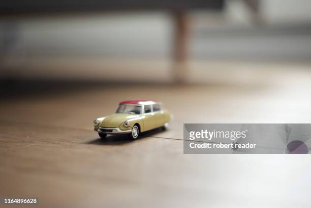 toy vintage car - sweet little models stock pictures, royalty-free photos & images