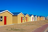 Newly built low-cost RDP homes