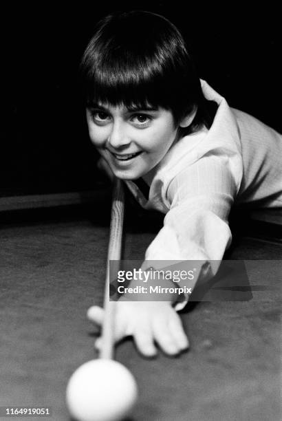Schoolboy Ronnie O'Sullivan, aged ten, is already beating grown men in club championships. He is pictured at Brooksby's Snooker Club, Hackney. 30th...
