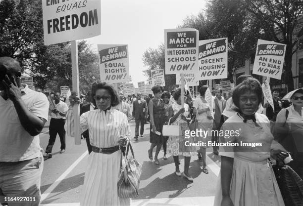 Civil Rights March, Washington DC USA, Warren K Leffler, August 28, 1963.