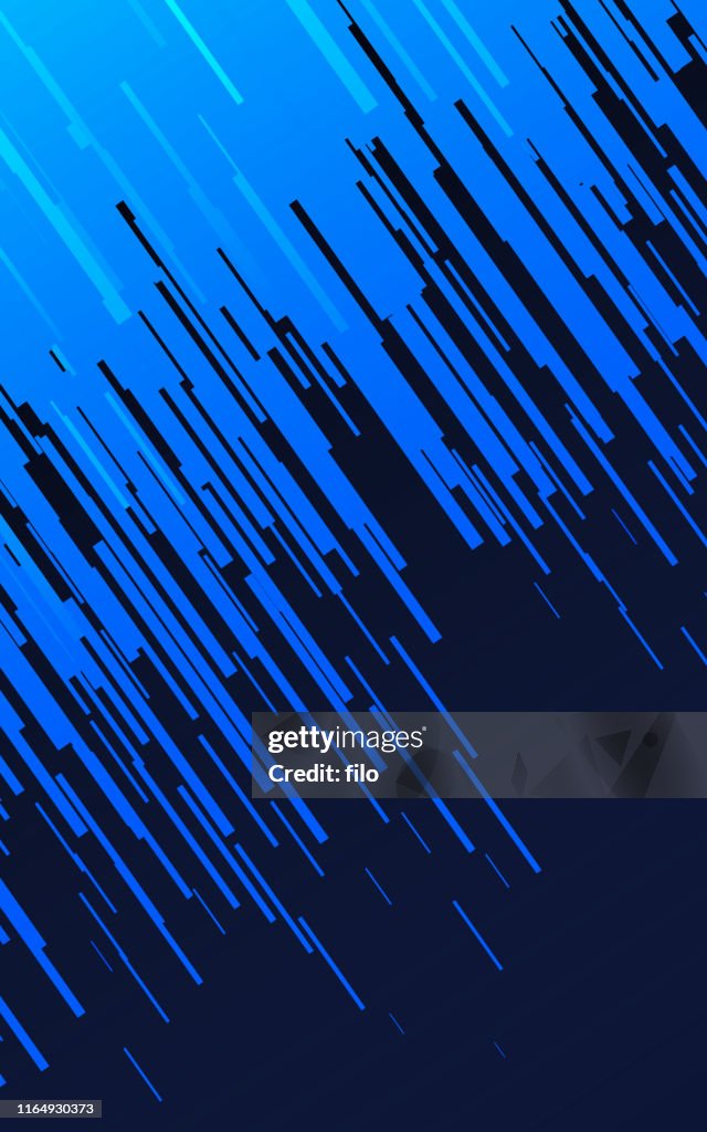 Blue Blend Abstract Textured Background