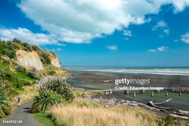 Kai Iwi Beach, Manawatu-Wanganui, near Whanganui, North Island, New Zealand.