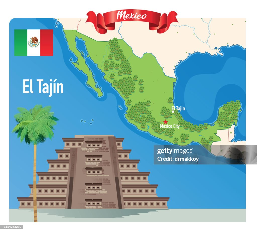 El Tajin, Papantla Pyramid Mexico