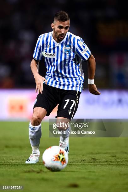 Marco D'Alessandro of SPAL in action during the Serie A football match between Bologna FC and SPAL. Bologna FC won 1-0 over SPAL.