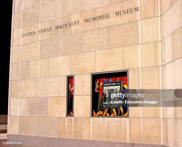 Facade, United States Holocaust Memorial Museum, Washington DC.