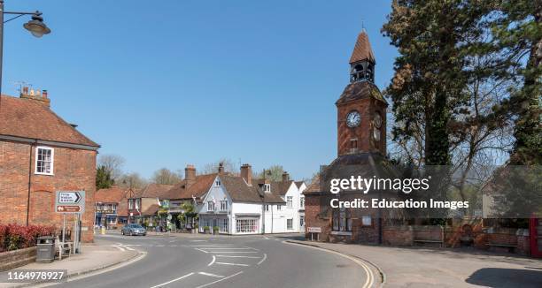 Wendover, Buckinghamshire, England, UK, A market town in the Chiltern Hills area with a Clock Tower dating from 1842.