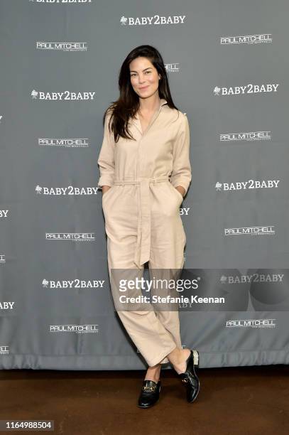 Michelle Monaghan attends Baby2Baby And Paul Mitchell Styled For School Event on July 29, 2019 in Sherman Oaks, California.