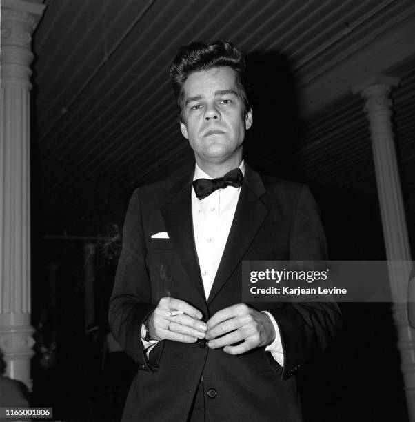 October 31: Singer Buster Poindexter appears at the Young Democrats Halloween party at the Puck Building on October 31, 1986 in New York City, New...