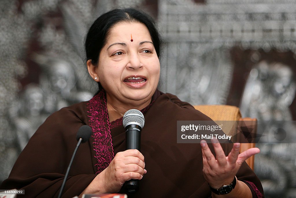 Jayalalithaa's  Press Conference