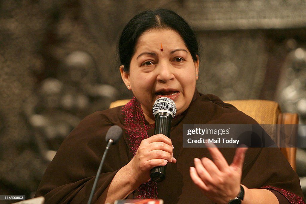 Jayalalithaa's  Press Conference