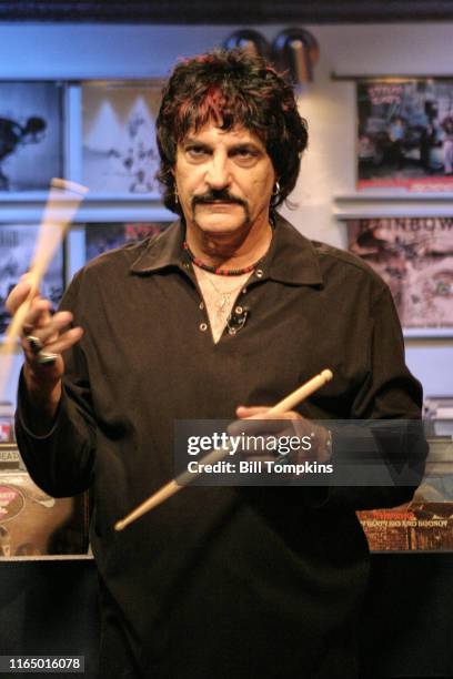 Carmine Appice of Vanilla Fudge and Cactus promoting the new Cactus cd."nNovember 28, 2006 in New York City.