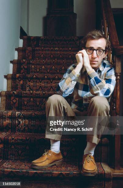 American actor, director and screenwriter Woody Allen, September 1980.