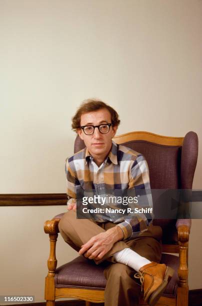 American actor, director and screenwriter Woody Allen, September 1980.
