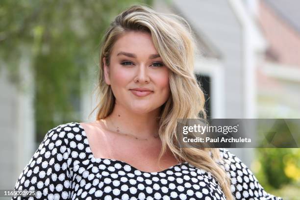 Model Hunter McGrady visits Hallmark's "Home & Family" at Universal Studios Hollywood on July 29, 2019 in Universal City, California.