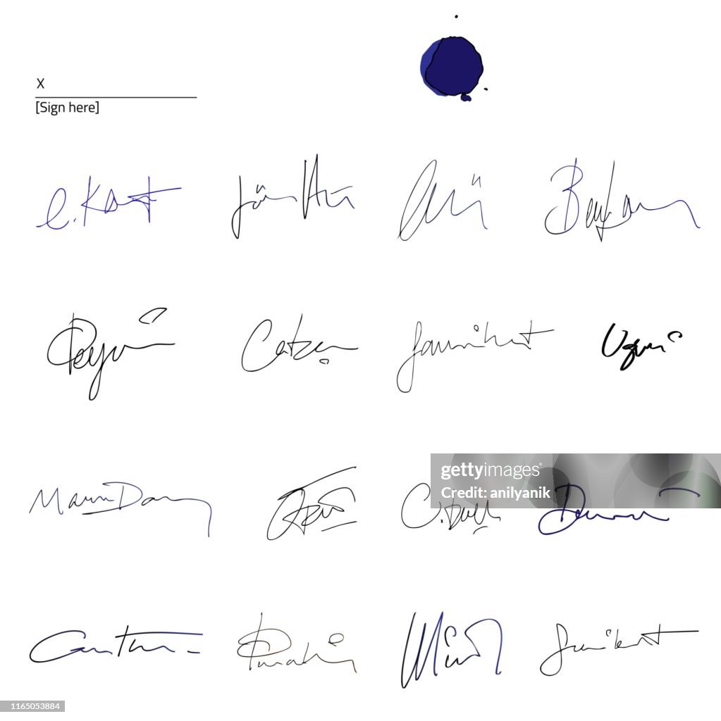 Unterschriften festgelegt