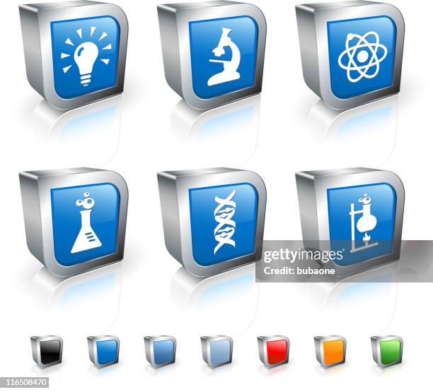 Science Protection Square Science Royalty Free Vector Square 3d Button High-Res Vector Graphic ...