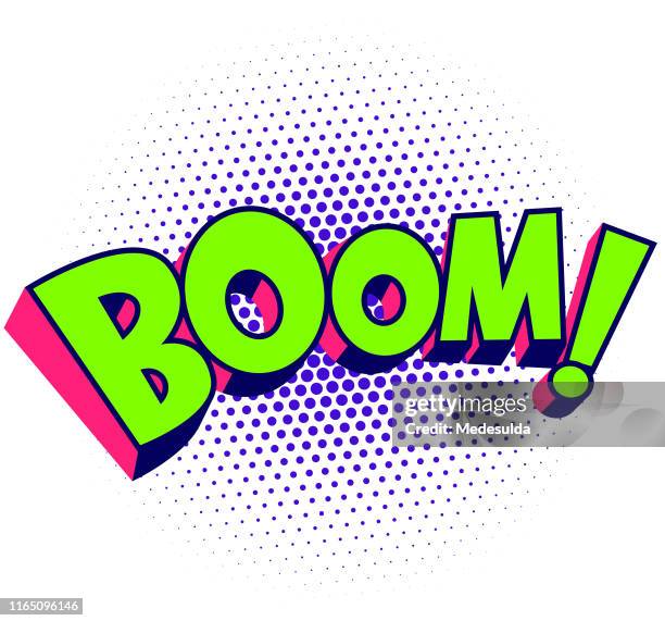 boom effect vector - 1980 stock illustrations