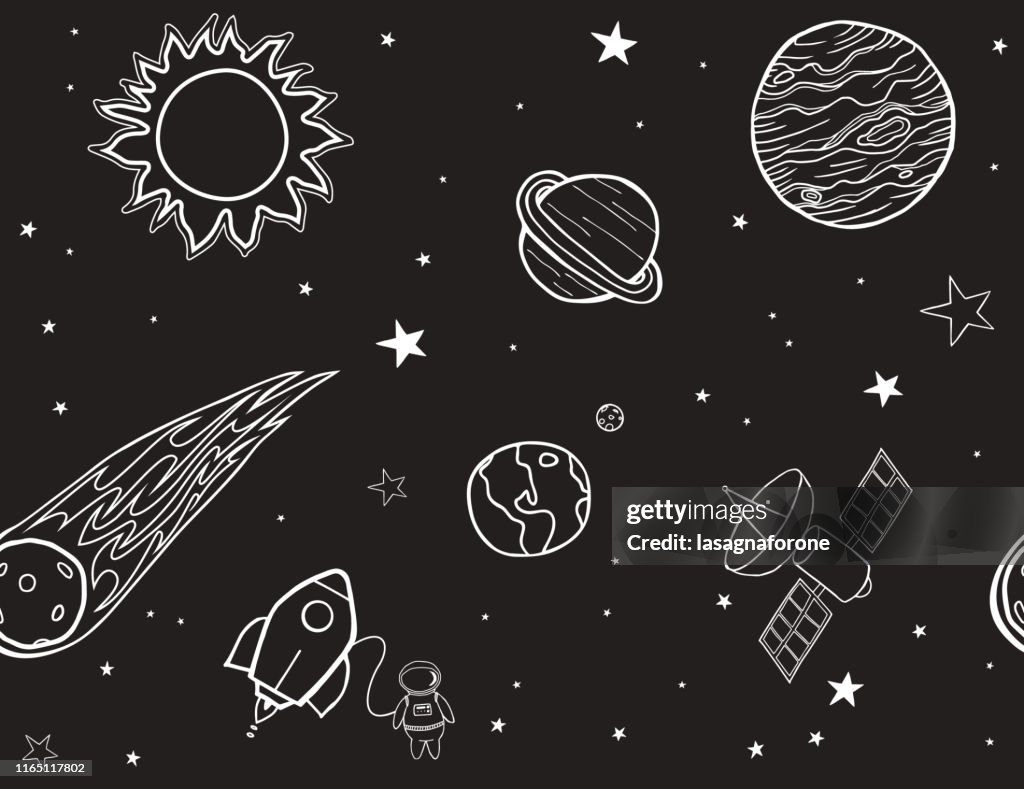 Seamless Geometric Pattern - Hand Drawn