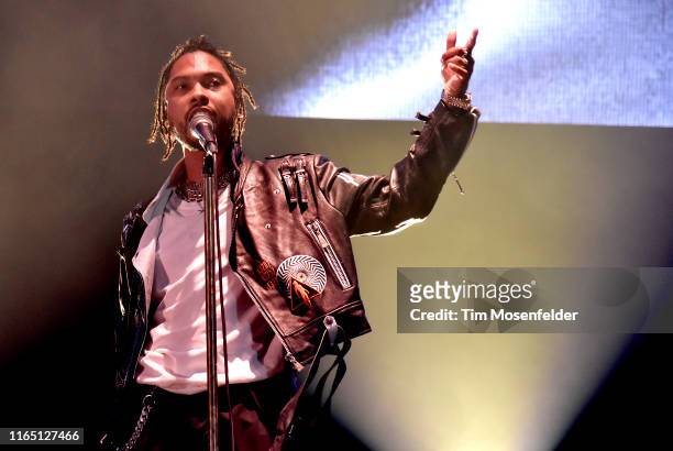 Miguel performs during 106.1 KMEL's Summer Jam at ORACLE Arena on July 28, 2019 in Oakland, California.